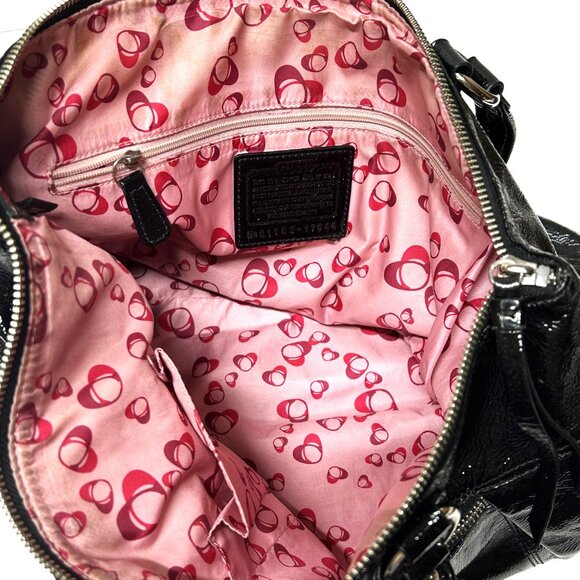Black COACH Poppy handbag - Picture 7 of 8